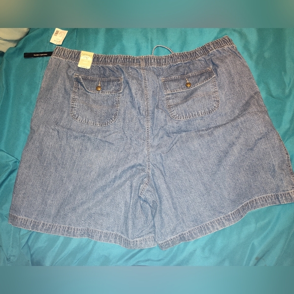 Essentials by Maggie plus size jean shorts - Picture 2 of 5